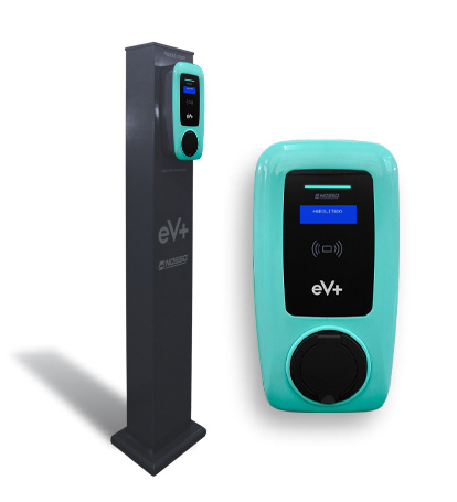 Estación de carga eV+